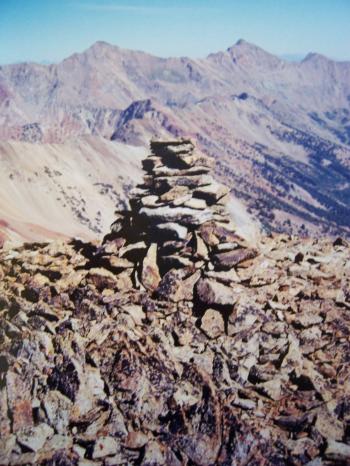 The view east from Culmination Peak, photo by Rick Baugher, 9/12/99.