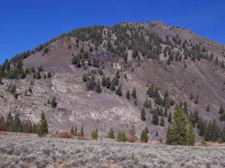 SW side of Mt Stater, photo by Rick Baugher.