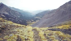 The route from the West Pahsimeroi Canyon.(photo courtesy of Earl McAlister)