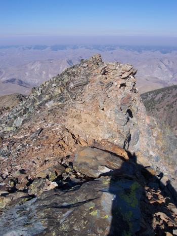 Summit of West Lem Peak. Rick Baugher photo.