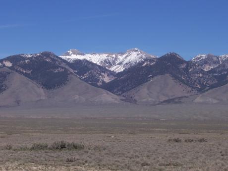 Mt Inspiration and Mt Perspiration. Rick Baugher photo 5/17/08.