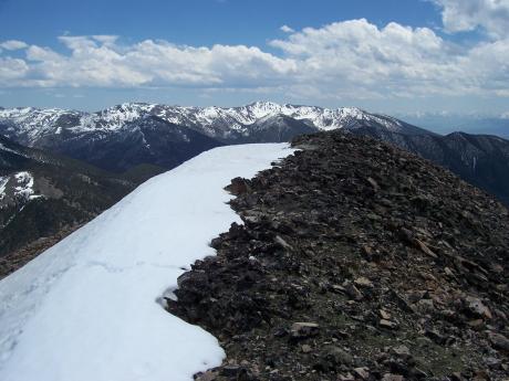 View from West Forgotten Peak. Rick Baugher photo, 6/17/08.