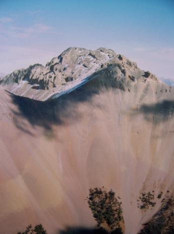 Cleft Peak, photo by Rick Baugher