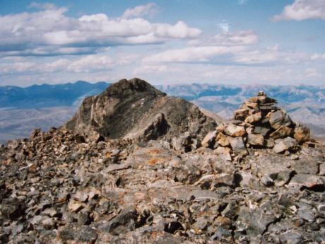 View north form the summit of Cleft. Photo by Rick Baugher