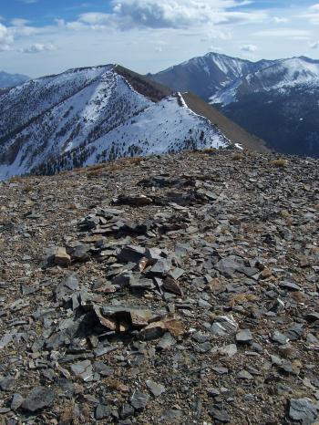 Summit of Guildenstern Peak, photo by Rick Baugher