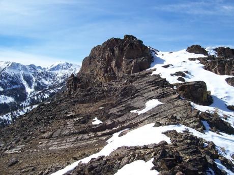 Near the summit of Little Boone Peak, photo by Rick Baugher