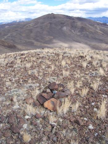 View to Spar Mtn, photo by Rick Baugher 10/7/08.