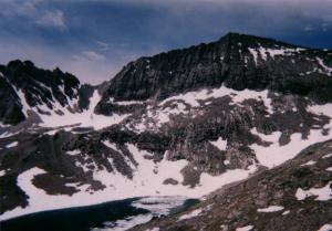 Peak 11,887 above Goat Lake, photo by Tad Schafer.